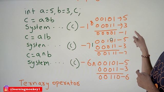 Bitwise and Ternary Operator in Java || Lesson 9 || Java Programming || Learning Monkey || смотреть онлайн