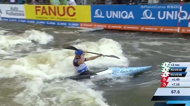 Eliska Mintalova Slovakia Semi-final / 2023 ICF Canoe-Kayak Slalom World Cup Prague Czech Republic смотреть онлайн