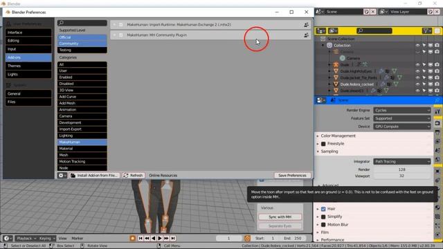 MakeHuman Community Plugin For Blender 2.80 Beta - Addon Howto смотреть онлайн