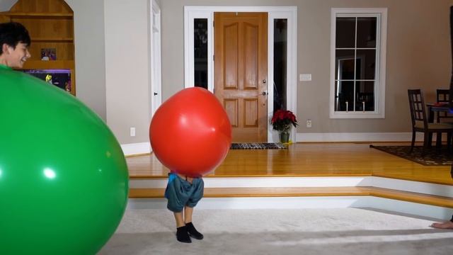 TRAPPED Inside A GIANT BALLOON!