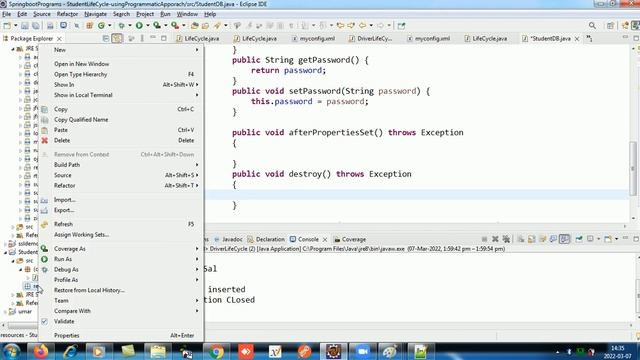Spring Core - Episode 8(Beans Lifecycle methods invocation using all 3 techniques) смотреть онлайн