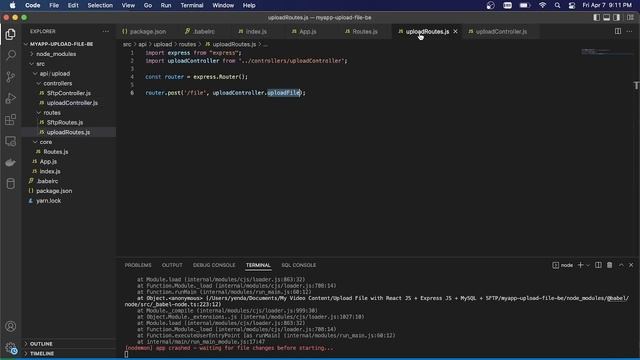 Membuat Fitur Upload & Show File dengan React JS + Express JS + MySQL + SFTP + NginX + PM2 #Backend смотреть онлайн