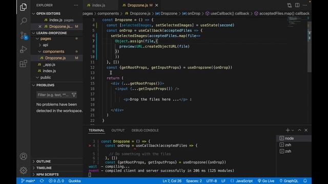 React Dropzone #3 handle dropped files смотреть онлайн