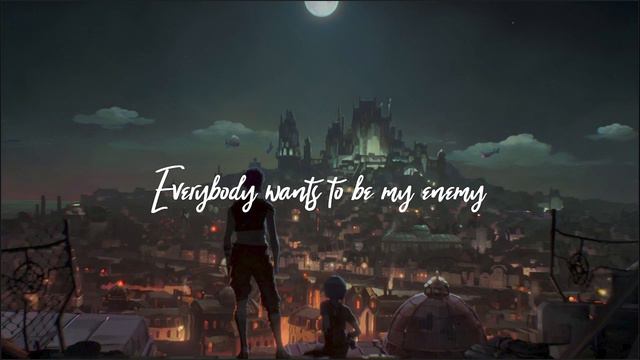 Imagine Dragons & JID - Enemy (from The Series Arcane League Of Legends) | Lyric Video |