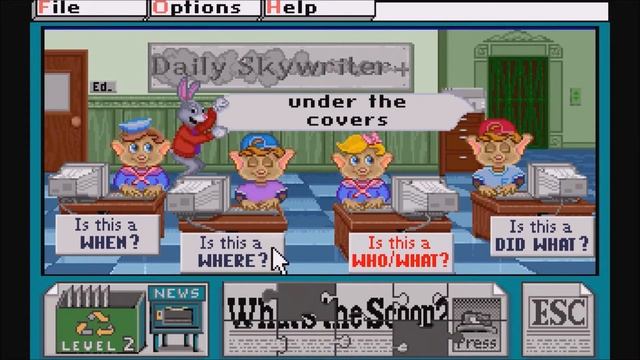 Reader Rabbit 3: What's the Scoop? - All Levels (Gameplay/Walkthrough) смотреть онлайн
