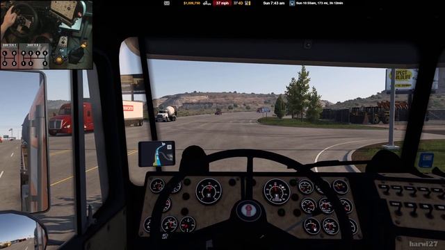 ATS | 035 | Reservoir tank to Jackson in a classic cabover| Kenworth K100e смотреть онлайн