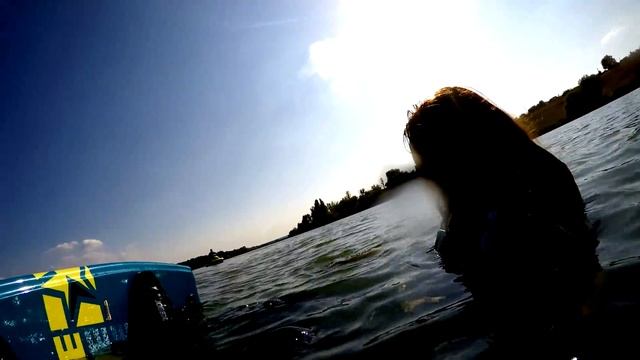Агонь Баба катает на гидроцикле, вейкборде! Gopro by Helen Holiday