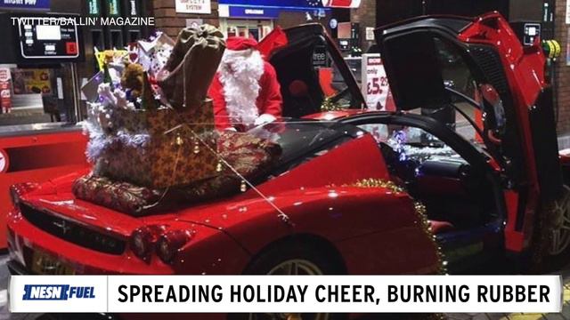 Is Santa Claus Ditching Traditional Sleigh For Ferrari Enzo? смотреть онлайн