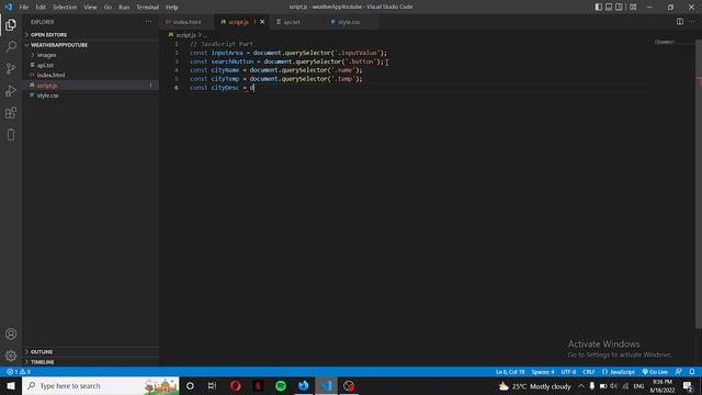 How to Create a Weather App with JavaScript | JavaScript Tutorials смотреть онлайн