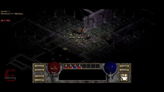 DevilutionX (Diablo + Hellfire HD) Gameplay On Android