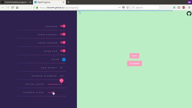 Customizable progress bar for Angular – ngx-progress смотреть онлайн