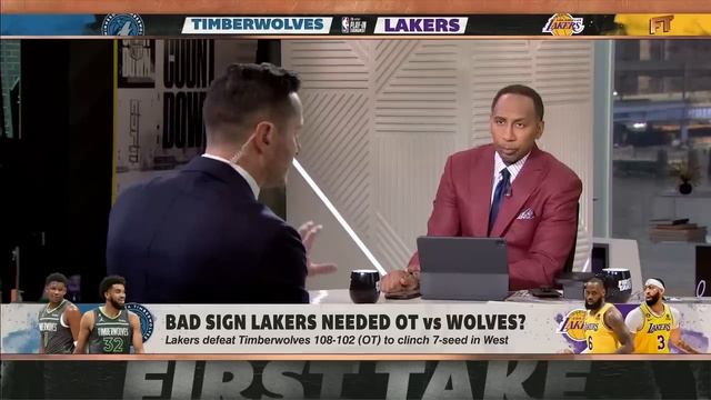 Stephen A. & JJ Redick pinpoint GLARING issues with the Lakers vs. Grizzlies ? | First Take смотреть онлайн