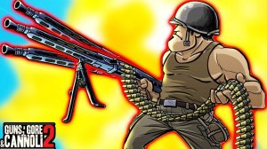 #4 Игра как про зомби Guns, Gore & Cannoli 2 Война на берегах Франции