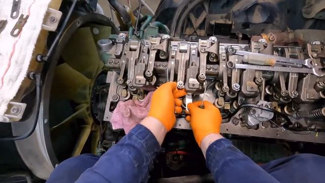 Регулировка клапанов Ha D13 смотреть онлайн