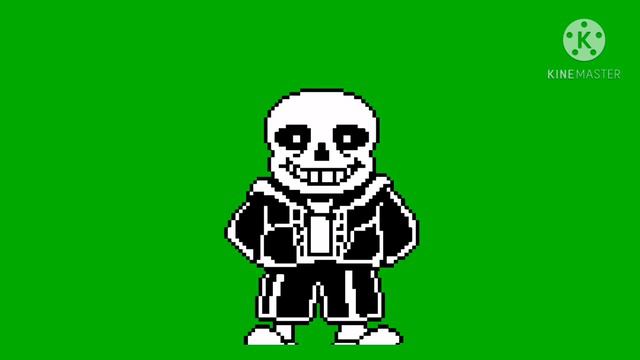 Undertale - sans Green screen смотреть онлайн