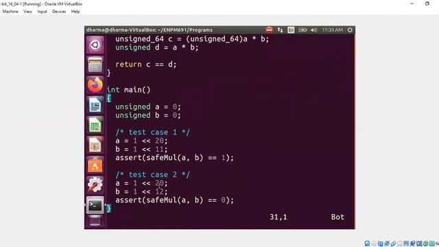 Check multiplication of unsigned int is safe смотреть онлайн