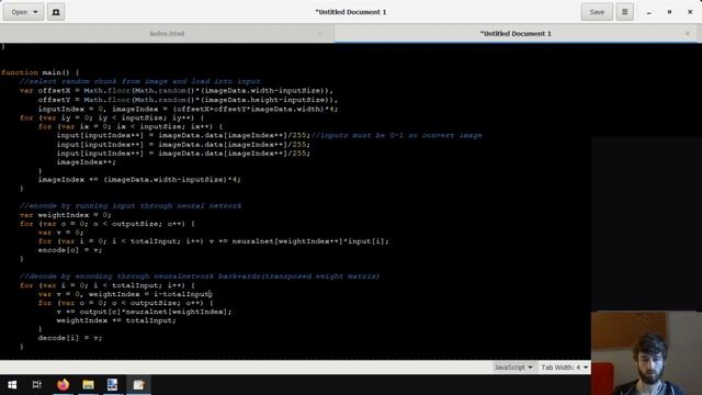 Minimal auto encoder in Javascript(November 1 2020 Live Stream) смотреть онлайн