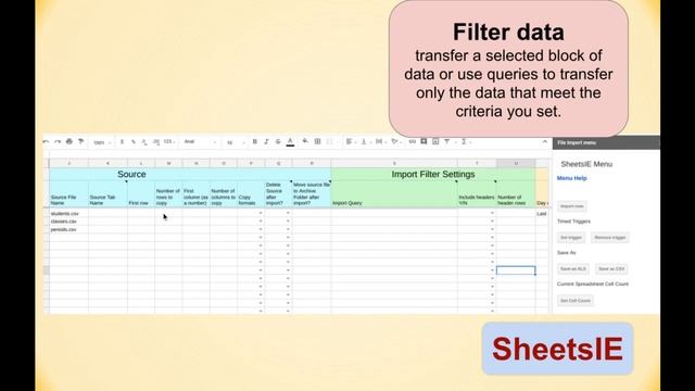 SheetsIE - automatically import data into Google Sheets смотреть онлайн