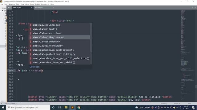 Part 20 - Adding wishlist functionality ( Part 1 ) - OOP PHP PDO - 4K смотреть онлайн