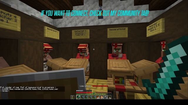 Minecraft Crossplay Server 28 Our public TRADING HALL смотреть онлайн