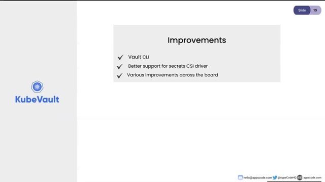 KubeVault Roadmap - 2022 | Kubernetes Native Approach for Secure Secrets смотреть онлайн