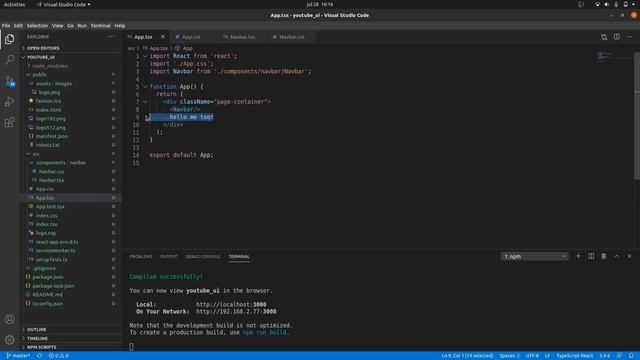 Create the YouTube UI with ReactJS - Part 1: Logo section смотреть онлайн