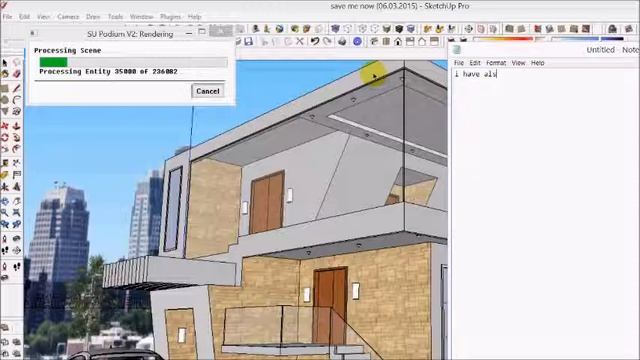 SKETCH UP Rendering смотреть онлайн