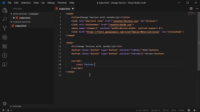 Dynamically Change Your Favicon With JavaScript - Web Design Tutorial смотреть онлайн