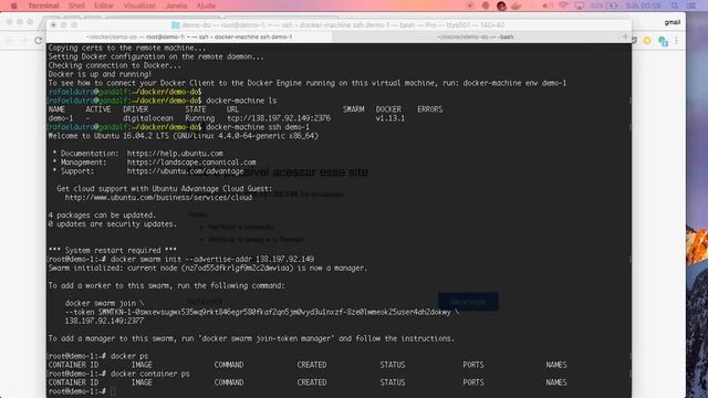 docker swarm смотреть онлайн