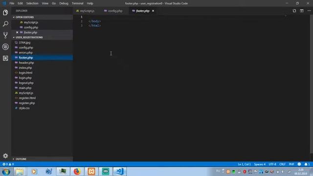 User registration system with PHP and MYSQL (easy security) | qzcat tutorials смотреть онлайн