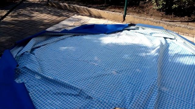 Наш бассейн. Конец купального сезона 2020 - сливаем воду и ремонтируем бассейн. Как заклеить бассейн смотреть онлайн