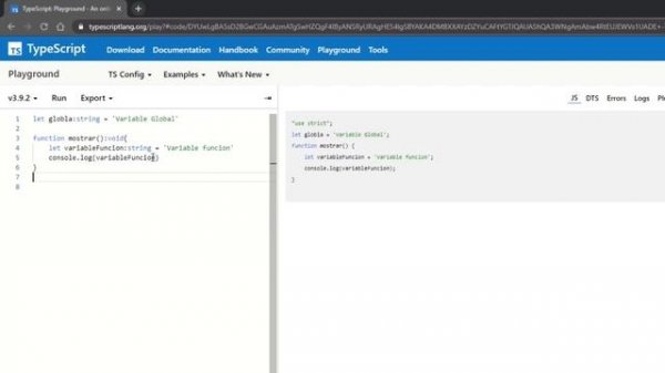 TypeScript 2020 CURSO COMPLETO 04  ALCANCE DE LAS VARIABLES