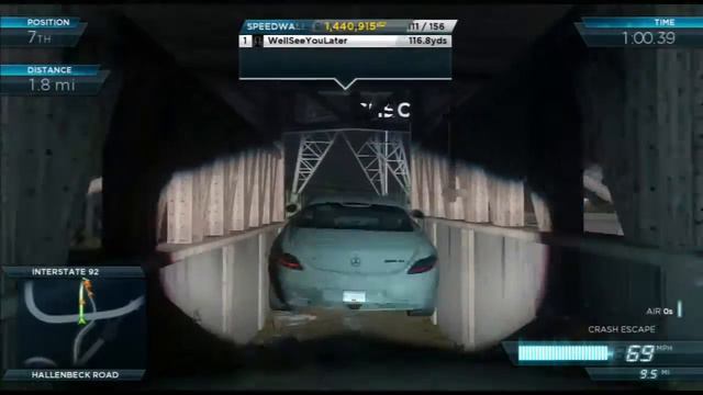 Need for Speed: Most Wanted PS3 Part 137 - Mercedes Benz SLS AMG (Sprint Race, Chain Reaction) смотреть онлайн