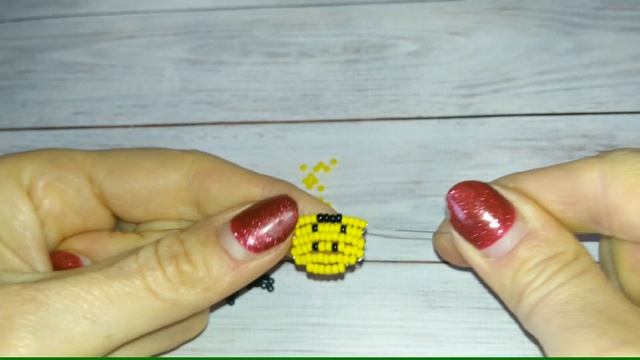 Кольцо из бисера СМАЙЛ / Параллельное плетение бисером / колечки из бисера для начинающих смотреть онлайн