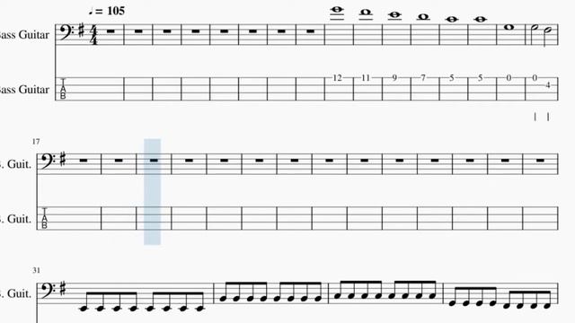How to play Wake Me Up When September Ends by Green Day on Bass (Tutorial) смотреть онлайн