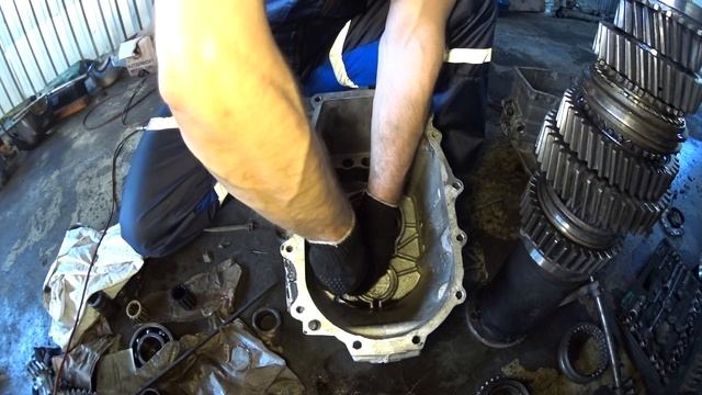 Ремонт коробки передач 33104 на грузовике марки Валдай Д245 .Часть2