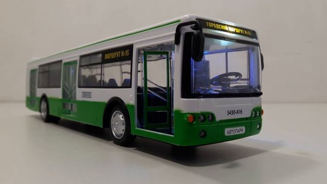 ЛиАЗ игрушка автобус зеленый смотреть онлайн