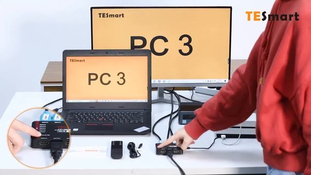 [TESmart] HDMI Switch/ 5 in 1 Out/ 4K@60Hz/ CEC/ Automatic Switching/ HDTV/ DVD/ Xbox/ Apple Roku T смотреть онлайн