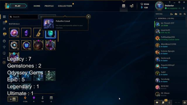Unlocking free skins League of Legends (Odyssey) смотреть онлайн