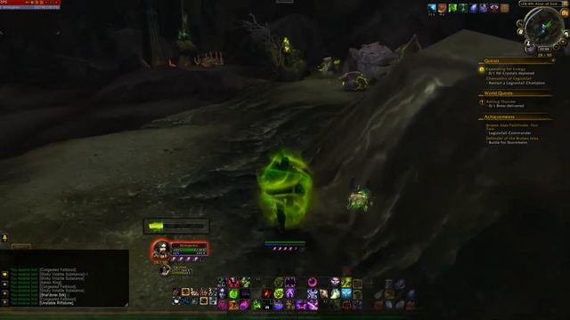 WoW: Legion 7.2 - Warlock 7.2 Part 20 Champions Of Legionfall- 1080p 60fps - No Commentary