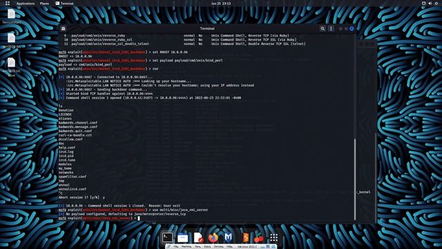 Exploiting the Java RMI Server Metasploitable Linux смотреть онлайн