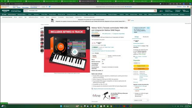 Controladores MIDI Por debajo de $50 🎹✅ Amazon смотреть онлайн