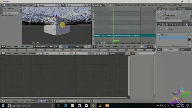 Blender Tutorial : Make anything react with music || visualising audio with animation node смотреть онлайн