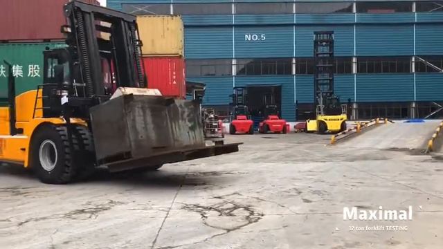 Forklift Maximal 32 ton/Вилочный погрузчик Maximal смотреть онлайн