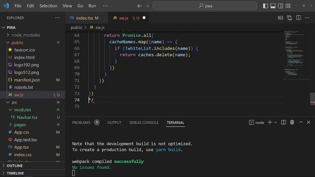 【PWA】Add service worker in react project from scratch смотреть онлайн