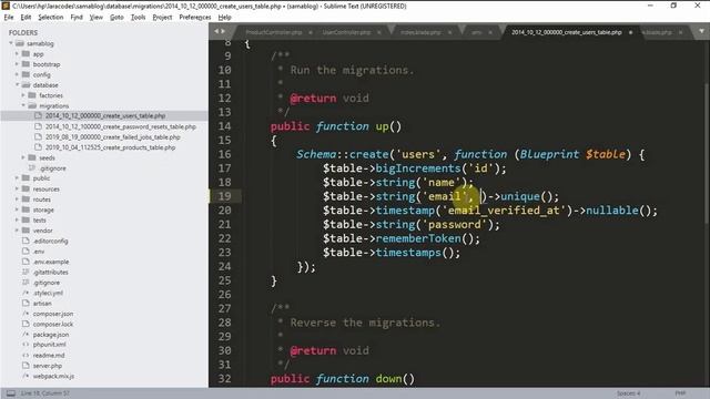 Formation Laravel - Séquence 6 - Bases de données et migrations смотреть онлайн