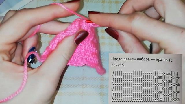 Плотный узор по схеме, как вязать плотные узоры, вязание для начинающих смотреть онлайн