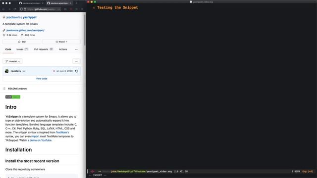 Powerful Text Snippets – Emacs YASnippet – Straightforward Emacs смотреть онлайн