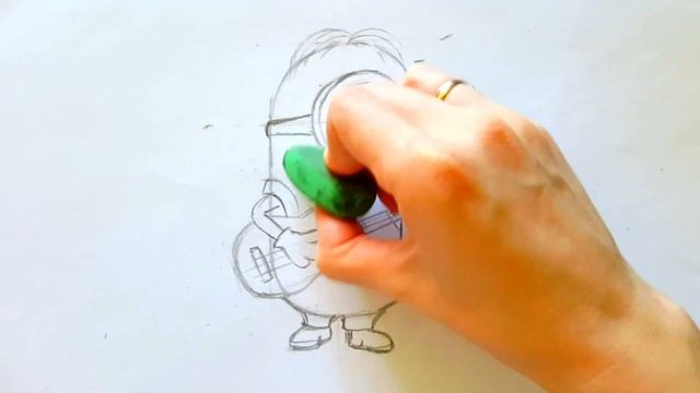 Как нарисовать Миньона Стюарта | How to Draw a Minions Stuart смотреть онлайн