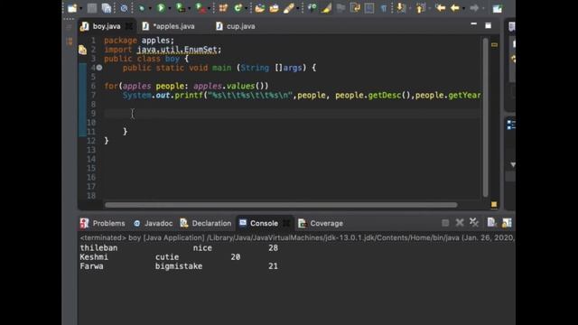 Java Programming Tutorial - 45 - EnumSet range смотреть онлайн